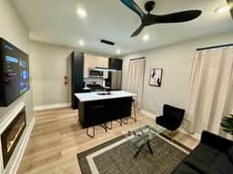 2 bedroom, beach block, kitchen, livingRoom 110-c3