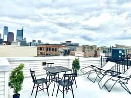2 bedroom, Art museum, private roof deck.