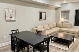 New three bedroom art museum area with backyard