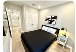 two bedroom one block of the beach with balcony.