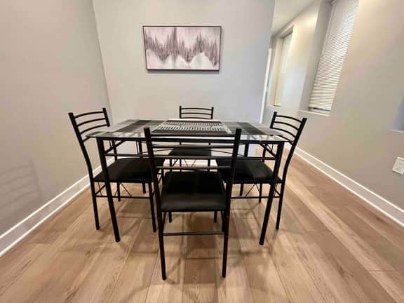 4 bed bi-level with roof deck. In the city.