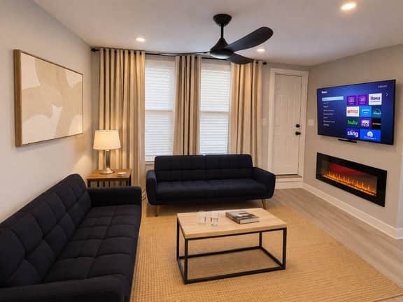 Stylish 2BR Beach Getaway – Balcony 1 block beach4