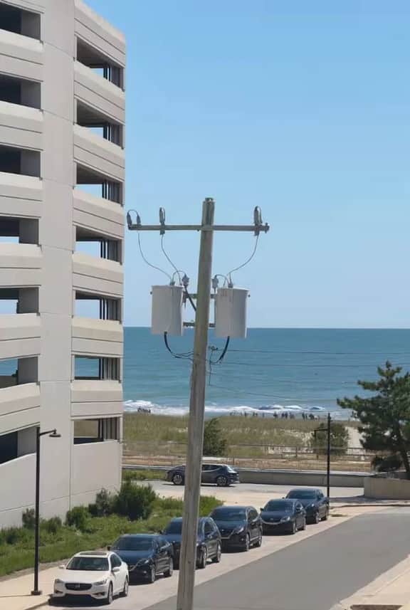 two bedroom one block of the beach with balcony.