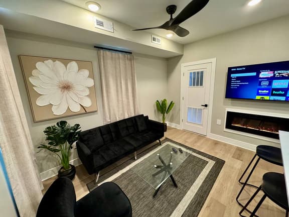 2 bedroom, beach block, kitchen, livingRoom 110-c3