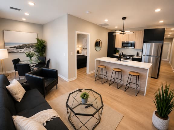 3 bedroom one block from beach 38–6